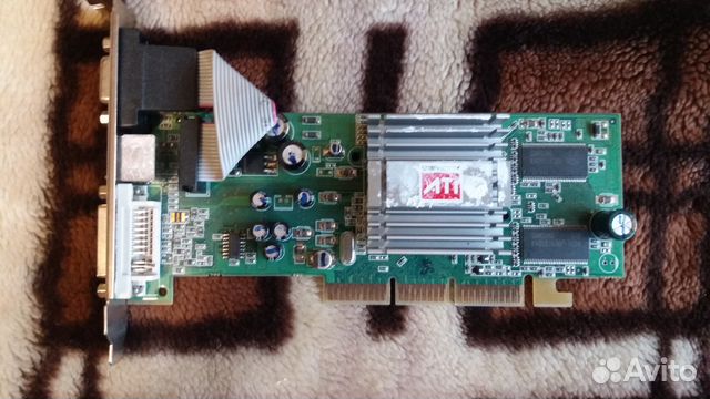 Видеокарта AGP ATI Radeon 9250 128 MB V/D/VO