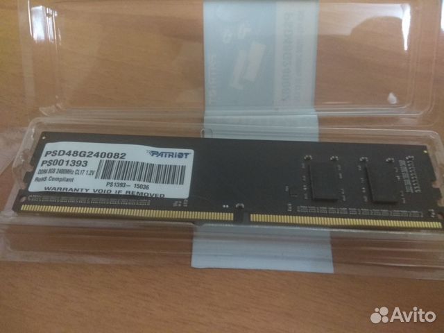 Patriot PSD48G240082 8Gb DDR4 2400MHz