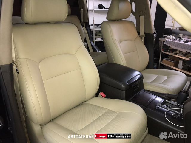 Кожаный салон сиденья Toyota Land Cruiser 200