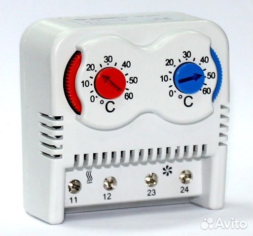 Терморегулятор на DIN рейку Plastim
