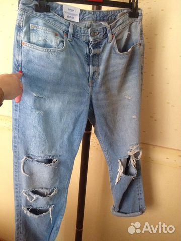 Джинсы boyfriend H&M клёвые Джинсы boyfriend H&M клёвые