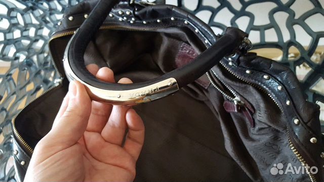 Сумка бренд prada оригинал кожа италия