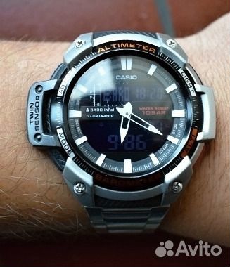 Новые мужские часы Casio SGW-450HD-1B Новые мужские часы Casio SGW-450HD-1B