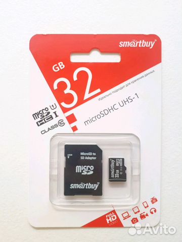 Карта памяти SmartBuy 32gb microSD