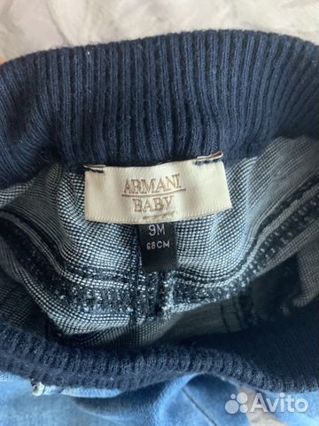 Новые детские джинсы Armani baby 9m - 68см, оригин