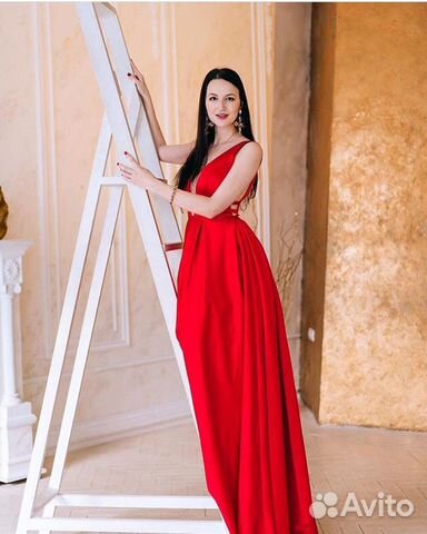 Платье красное вечернее Платье красное вечернее