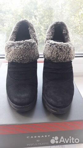Ботильоны/ботинки зимние carnaby