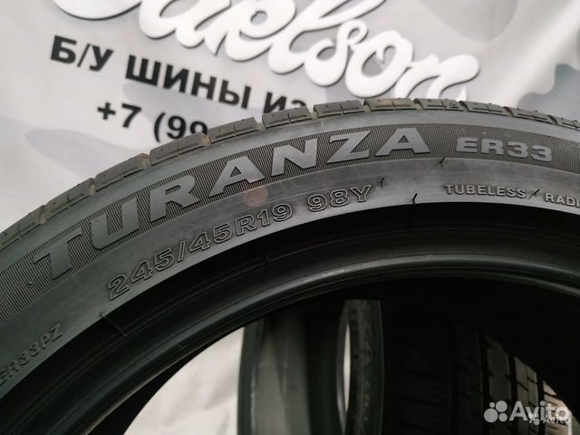 245/45 R19 Bridgestone Turanza ER 33 99Y 245/45 R19 Bridgestone Turanza ER 33 99Y