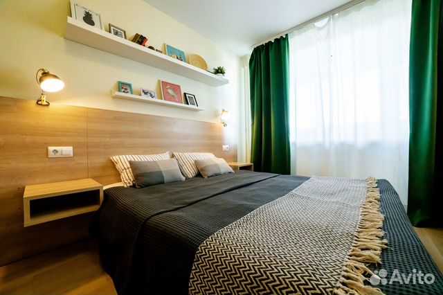 

1-к. квартира, 40 м², 2 кровати