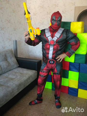 Костюм на Хэллоуин Deadpool - Delux