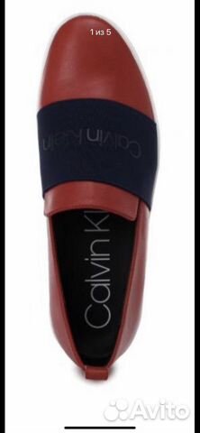 Слипоны Calvin Klein оригинал р36,5-37 нат кожа Слипоны Calvin Klein оригинал р36,5-37 нат кожа