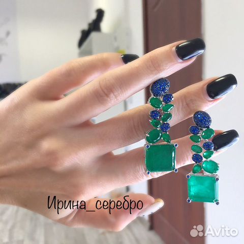 Серьги серебро Серьги серебро