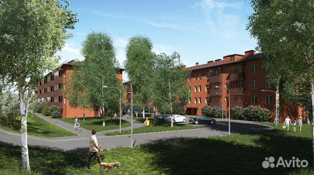 3-к квартира, 66.4 м², 2/3 эт. 3-к квартира, 66.4 м², 2/3 эт.