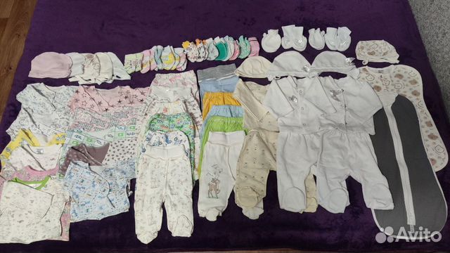 Распашенки и ползунки + шапочки,руковички и носочк Распашенки и ползунки + шапочки,руковички и носочк