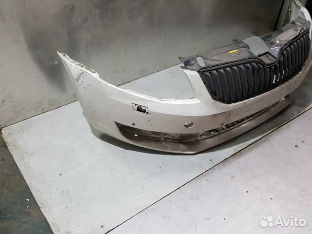 Бампер передний skoda Octavia a7 дорест