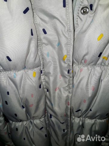 Куртка демисезонная (пальто) 98-104 button blue Куртка демисезонная (пальто) 98-104 button blue