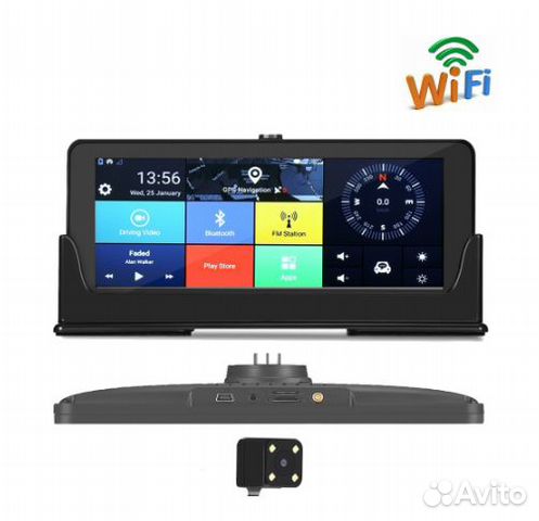 Видеорегистратор Android Wi-Fi, GPS, 3G,4G SIM Видеорегистратор Android Wi-Fi, GPS, 3G,4G SIM