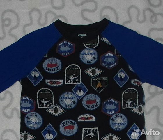 Футболка с длинным рукавом Gymboree, 5Т Футболка с длинным рукавом Gymboree, 5Т