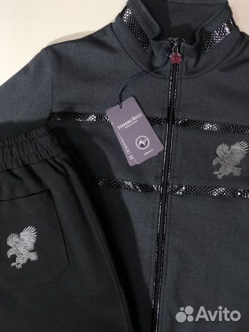 Stefano Ricci спортивный костюм с кожаными вставка Stefano Ricci спортивный костюм с кожаными вставка