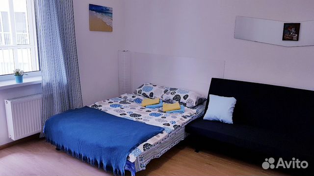 

Квартира-студия, 28 м², 2 кровати