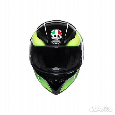 Шлем AGV K1 multi - qualify black/lime
