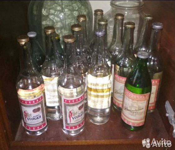 Коллекционные бутылки СССР