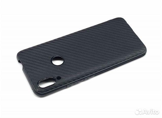 Чехол Huawei P Smart Z Карбон Черный Силиконовый