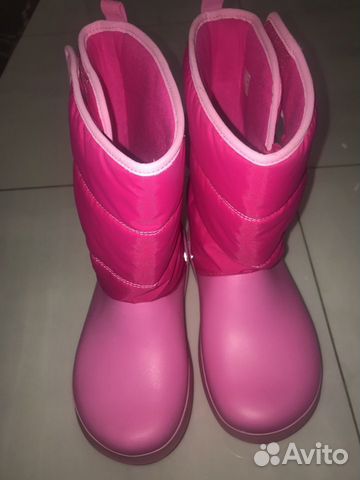 Сапоги для девочки crocs