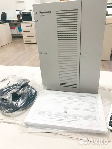 Цифровая гибридная атс panasonic kx-hts824ru