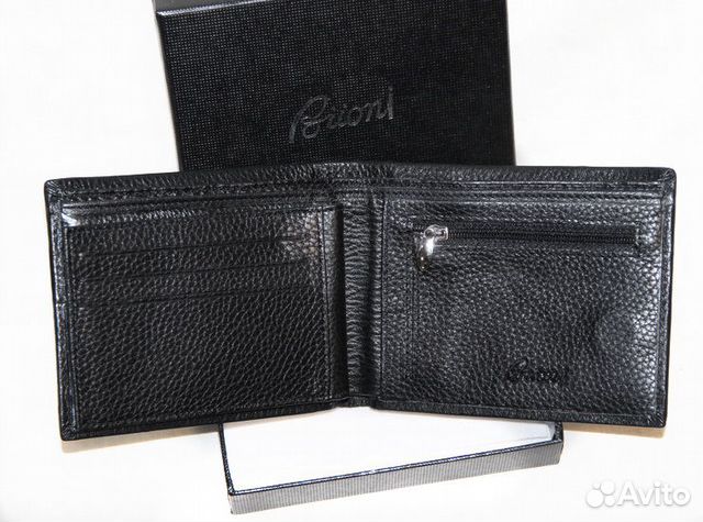 Мужской кожаный кошелек Brioni new box Мужской кожаный кошелек Brioni new box