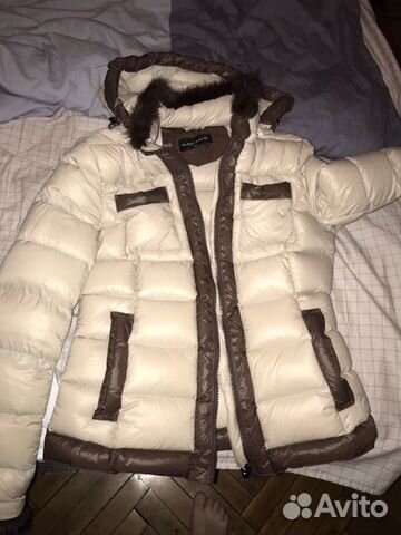 Куртка с мехом норки зимняя