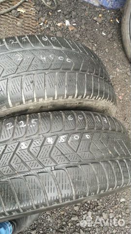 Шины бу 225 60 17 Pirelli Sottozero 3 2шт Шины бу 225 60 17 Pirelli Sottozero 3 2шт