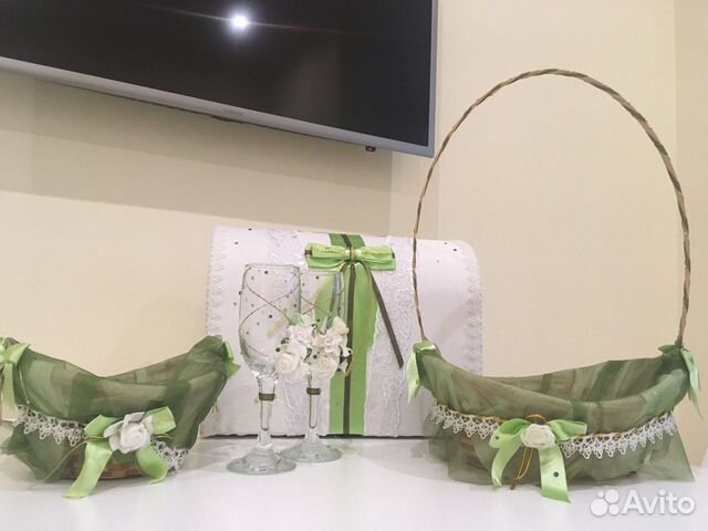 Свадебный набор (ручная работа)