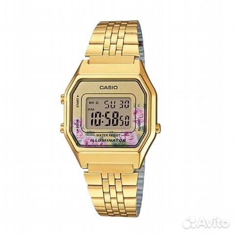 Часы наручные casio LA-680WGA-4C Часы наручные casio LA-680WGA-4C