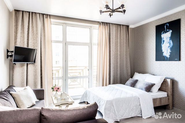 

1-к. квартира, 35 м², 2 кровати