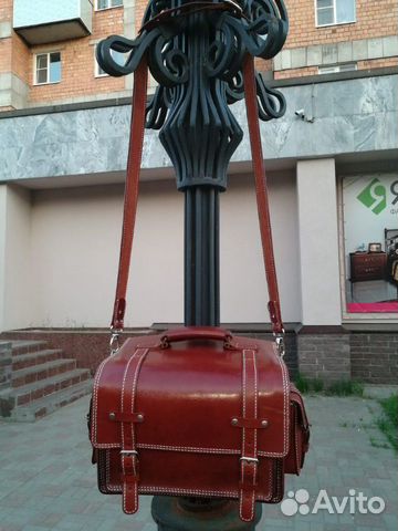 Кофр для фотоаппарата из натуральной кожи ручной р