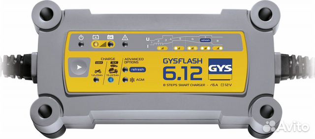 GYSflash 6.12 Зарядное устройство 12В, 0,8/6A, 1,2