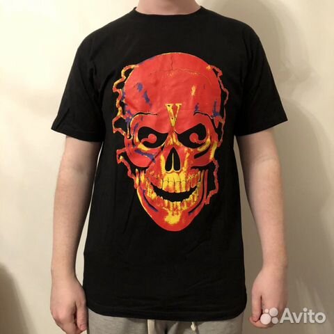 Футболка vlone череп Футболка vlone череп