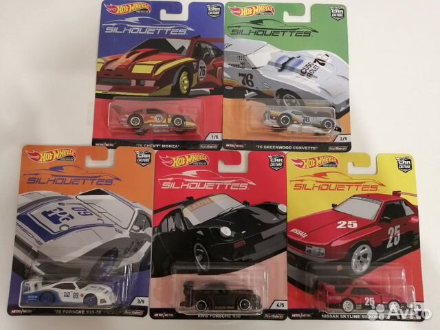 hot wheels silhouettes