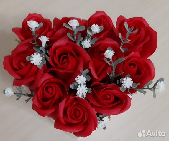 Букет из мыльных роз