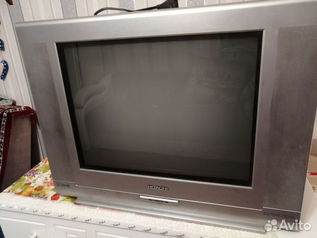89580495197 Телевизор Хитачи. диагональ 52 см. Плоский экран