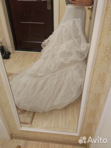 Подъюбник кринолин со шлейфом