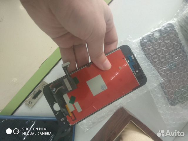Запчасти айфон 8 дисплей с установкой