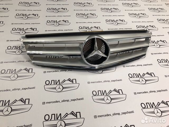 Решетка радиатора на Mercedes-Benz w204 Авангард Решетка радиатора на Mercedes-Benz w204 Авангард