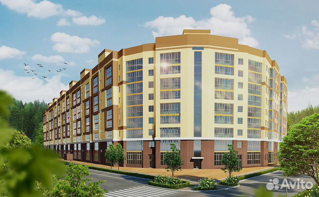 2-к квартира, 64 м², 3/10 эт.