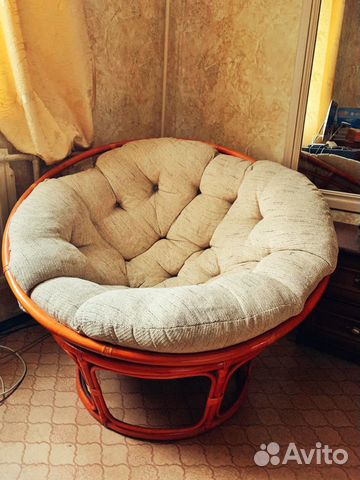 Кресло Papasan из ротанга
