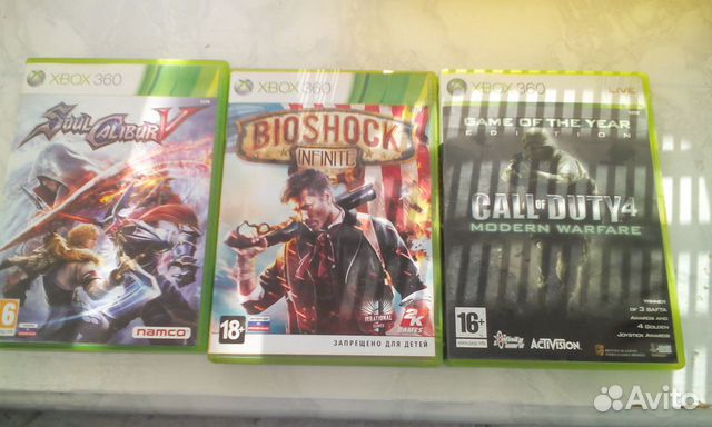 Лицензионные диски с играми для xbox360