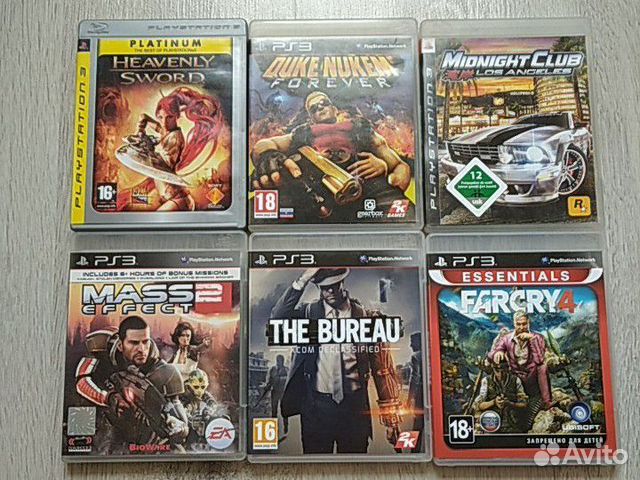 Игровые диски для рс3