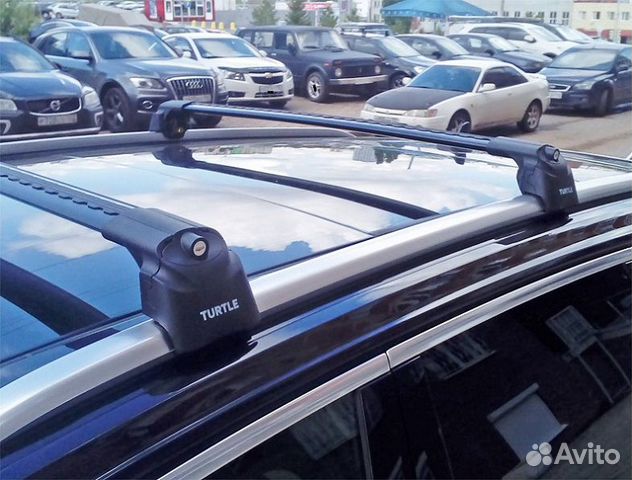 Багажник на рейлинги бмв Х3 / BMW Х3 Х1 Turtle
