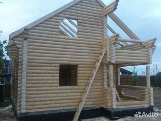 Сруб дома-бани 8х8 м. из оцб. доставка и сборка Сруб дома-бани 8х8 м. из оцб. доставка и сборка